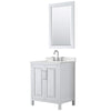 Custom image for White with Polished Chrome Trim / Giotto Quartz / 24