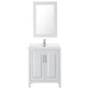 Custom image for White with Polished Chrome Trim / White Quartz / 24