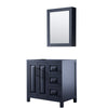 Custom image for Dark Blue with Matte Black Trim / Medicine Cabinet