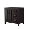 Custom image for Dark Espresso with Polished Chrome Trim / No Mirror