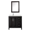 Custom image for Dark Espresso with Polished Chrome Trim / Giotto Quartz / Medicine Cabinet