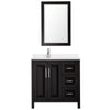 Custom image for Dark Espresso with Polished Chrome Trim / White Quartz / 24