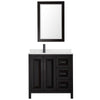 Custom image for Dark Espresso with Matte Black Trim / Giotto Quartz / 24