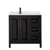 Custom image for Dark Espresso with Matte Black Trim / Giotto Quartz / No Mirror