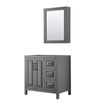 Custom image for Dark Gray with Matte Black Trim / Medicine Cabinet