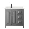 Custom image for Dark Gray with Matte Black Trim / Giotto Quartz / No Mirror