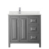 Custom image for Dark Gray with Polished Chrome Trim / Giotto Quartz / No Mirror