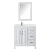Custom image for White with Polished Chrome Trim / Giotto Quartz / Medicine Cabinet