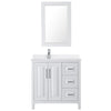 Custom image for White with Polished Chrome Trim / White Quartz / 24