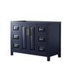 Custom image for Dark Blue with Brushed Gold Trim / No Mirror