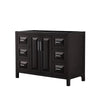 Custom image for Dark Espresso with Polished Chrome Trim / No Mirror