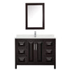 Custom image for Dark Espresso with Polished Chrome Trim / Giotto Quartz / Medicine Cabinet
