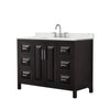 Custom image for Dark Espresso with Polished Chrome Trim / Giotto Quartz / No Mirror