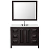Custom image for Dark Espresso with Matte Black Trim / Giotto Quartz / 46