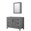 Custom image for Dark Gray with Matte Black Trim / Medicine Cabinet