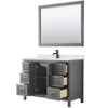Custom image for Dark Gray with Matte Black Trim / Giotto Quartz / 46