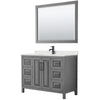 Custom image for Dark Gray with Matte Black Trim / Giotto Quartz / 46