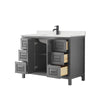 Custom image for Dark Gray with Matte Black Trim / Giotto Quartz / No Mirror