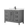 Custom image for Dark Gray with Matte Black Trim / Giotto Quartz / No Mirror