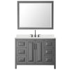 Custom image for Dark Gray with Matte Black Trim / Giotto Quartz / 46