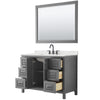 Custom image for Dark Gray with Matte Black Trim / Giotto Quartz / 46