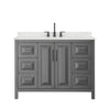 Custom image for Dark Gray with Matte Black Trim / Giotto Quartz / No Mirror