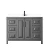 Custom image for Dark Gray with Matte Black Trim / White Cultured Marble / No Mirror