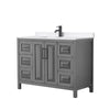 Custom image for Dark Gray with Matte Black Trim / White Quartz / No Mirror
