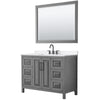 Custom image for Dark Gray with Matte Black Trim / White Quartz / 46