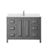 Custom image for Dark Gray with Polished Chrome Trim / Giotto Quartz / No Mirror
