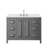 Custom image for Dark Gray with Polished Chrome Trim / Giotto Quartz / No Mirror