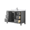 Custom image for Dark Gray with Polished Chrome Trim / White Quartz / No Mirror