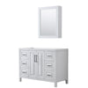 Custom image for White with Matte Black Trim / Medicine Cabinet