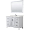 Custom image for White with Matte Black Trim / Giotto Quartz / 46