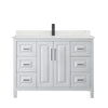 Custom image for White with Matte Black Trim / Giotto Quartz / No Mirror