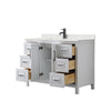 Custom image for White with Matte Black Trim / Giotto Quartz / No Mirror