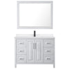 Custom image for White with Matte Black Trim / White Quartz / 46