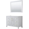 Custom image for White with Brushed Gold Trim / 46