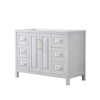 Custom image for White with Brushed Gold Trim / No Mirror