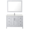 Custom image for White with Polished Chrome Trim / Giotto Quartz / 46