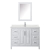 Custom image for White with Polished Chrome Trim / Giotto Quartz / Medicine Cabinet