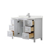 Custom image for White with Polished Chrome Trim / Giotto Quartz / No Mirror