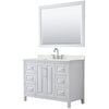 Custom image for White with Polished Chrome Trim / Giotto Quartz / 46