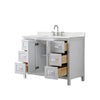 Custom image for White with Polished Chrome Trim / Giotto Quartz / No Mirror