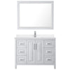 Custom image for White with Polished Chrome Trim / White Quartz / 46