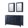 Custom image for Dark Blue with Matte Black Trim / Medicine Cabinets