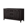 Custom image for Dark Espresso with Matte Black Trim / No Mirror