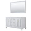 Custom image for White with Brushed Gold Trim / 58
