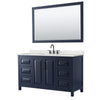 Custom image for Dark Blue with Matte Black Trim / Giotto Quartz / 58