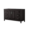 Custom image for Dark Espresso with Polished Chrome Trim / No Mirror